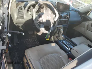 2023 Nissan Armada Platinum with VIN JN8AY2DB3P9831183, listed as a Copart auction lot 80939144 with 25,037 mi miles and Salvage Title. Bid and sale history available at carsss.com. Image 8.