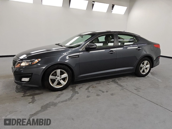 2015 Kia Optima LX с VIN KNAGM4A77F5626417, выставлен на аукционе Copart как лот 57784605 с пробегом 185 381 миль миль и Чистый • Clean title. История ставок и продаж доступна на DreamBid. Изображение 1.