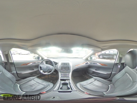 2013 Lincoln MKZ with VIN 3LN6L2JK1DR807478, listed as a Copart auction lot 56911525 with 105,827 mi miles and Salvage title. Bid and sale history available at DreamBid. Image 14.