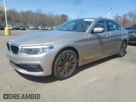 2018 BMW 5 Series 530i xDrive with VIN WBAJA7C58JG908526, listed as a Copart auction lot 53632695 with 172,928 mi miles and Clean Title. Bid and sale history available at carsss.com. Image 1.