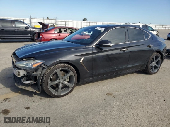 2019 Genesis G70 Advanced z VIN KMTG44LA6KU025965, wystawiony jako Copart lot #52107135 z przebiegiem 37 751 mil mil oraz Szkoda całkowita • Salvage title. Historia ofert i sprzedaży dostępna na DreamBid. Obrazek 1.
