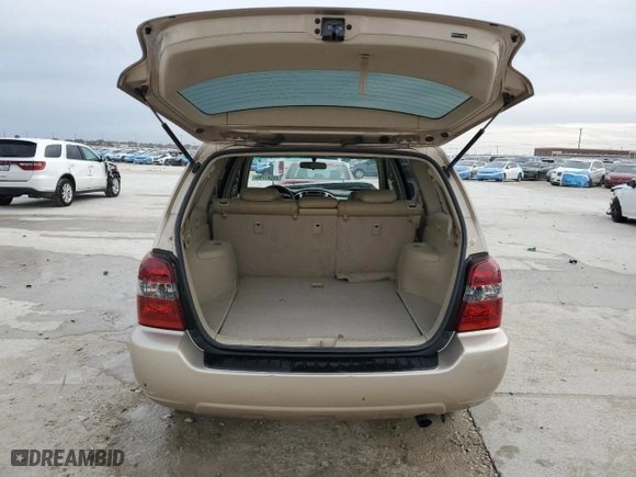 2004 Toyota Highlander with VIN JTEDP21A140024017, listed as a Copart auction lot 48247795 with 120,587 mi miles and Salvage Title. Bid and sale history available at carsss.com. Image 6.
