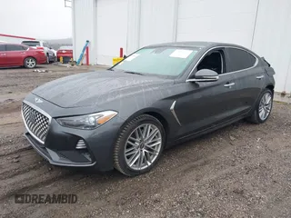 2021 Genesis G70 2.0T with VIN KMTG64LA3MU075557, listed as a IAAI auction lot 41484410 with 52,740 mi miles and . Bid and sale history available at DreamBid. Image 18.