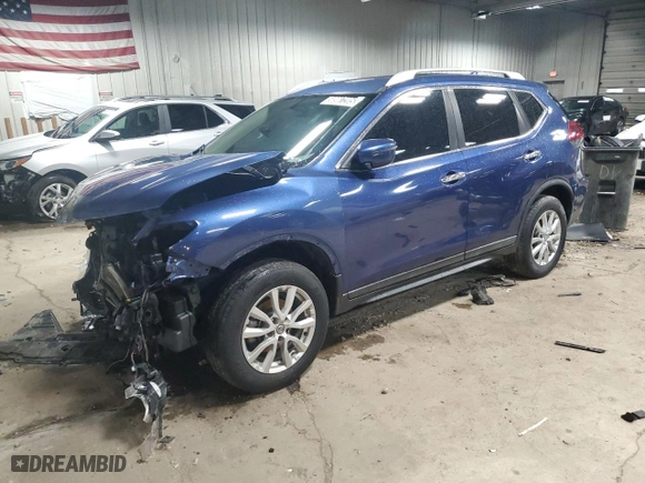 2018 Nissan Rogue SV with VIN KNMAT2MV1JP560972, listed as a Copart auction lot 50987205 with 94,583 mi miles and Clean Title. Bid and sale history available at carsss.com. Image 1.