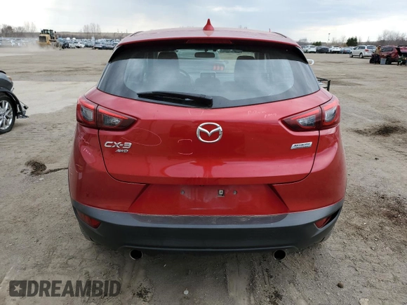 2016 Mazda CX-3 Touring with VIN JM1DKFC79G0134698, listed as a Copart auction lot 53638735 with 81,536 mi miles and Clean Title. Bid and sale history available at DreamBid. Image 6.