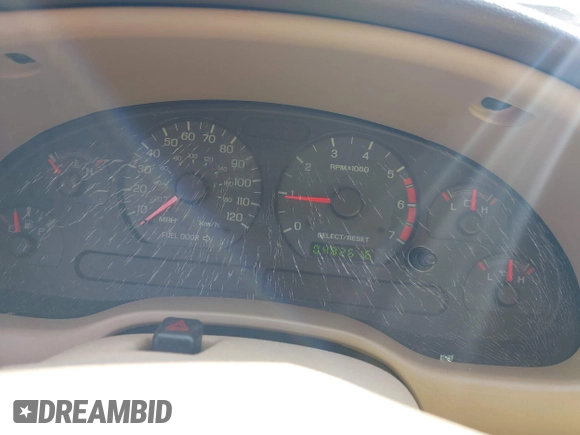 2004 Ford Mustang Deluxe with VIN 1FAFP446X4F178292, listed as a IAAI auction lot 41508958 with 48,261 mi miles. Bid and sale history available at carsss.com. Image 7.