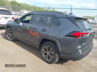 2025 Toyota RAV4 Hybrid XLE Premium with VIN JTMB6RFV5SD154617, listed as a IAAI auction lot 42066826 with 2,410 mi miles and . Bid and sale history available at DreamBid. Image 3.