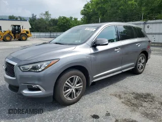 2020 Infiniti QX60 Luxe with VIN 5N1DL0MM4LC512641, listed as a Copart auction lot 63790245 with 101,694 mi miles and Salvage title. Bid and sale history available at DreamBid. Image 1.
