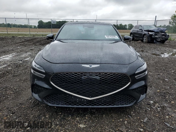 2022 Genesis G70 3.3T with VIN KMTG54TE9NU098610, listed as a Copart auction lot 59743295 with 42,025 mi miles and Salvage title. Bid and sale history available at DreamBid. Image 5.
