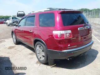 2010 GMC Acadia SLT2 with VIN 1GKLVNED7AJ205791, listed as a IAAI auction lot 42687236 with 184,836 mi miles and . Bid and sale history available at DreamBid. Image 3.