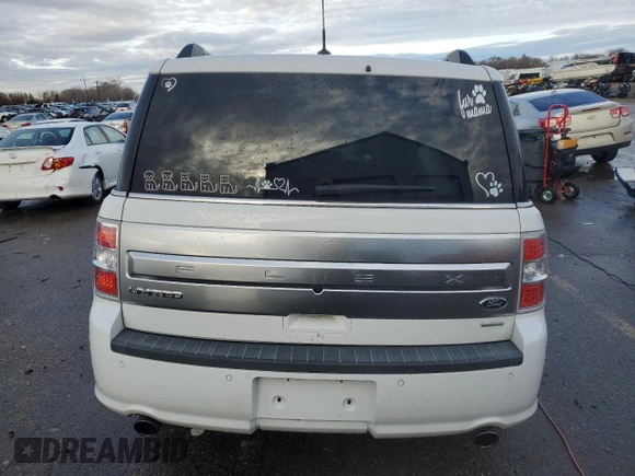2018 Ford Flex Limited EcoBoost with VIN 2FMHK6DT3JBA22848, listed as a Copart auction lot 84959784 with 64,713 mi miles and Salvage Title. Bid and sale history available at carsss.com. Image 6.