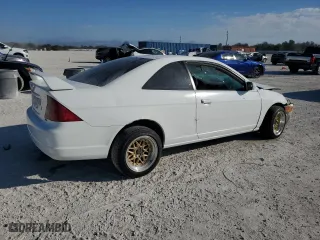 2001 Honda Civic EX with VIN 1HGEM21951L092016, listed as a Copart auction lot 44306205 with 0 mi miles and Salvage Title. Bid and sale history available at carsss.com. Image 3.
