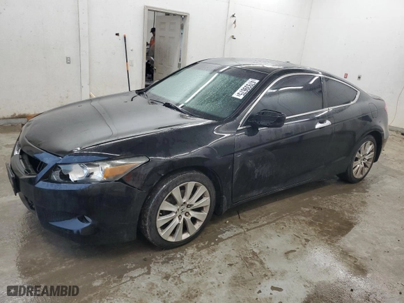 2009 Honda Accord Cpe EX-L with VIN 1HGCS228X9A008394, listed as a Copart auction lot 47939675 with 277,937 mi miles and Salvage Title. Bid and sale history available at carsss.com. Image 1.