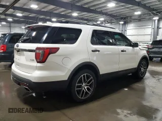 2016 Ford Explorer Sport with VIN 1FM5K8GT1GGC12627, listed as a Copart auction lot 52111815 with 145,977 mi miles and Salvage Title. Bid and sale history available at DreamBid. Image 3.