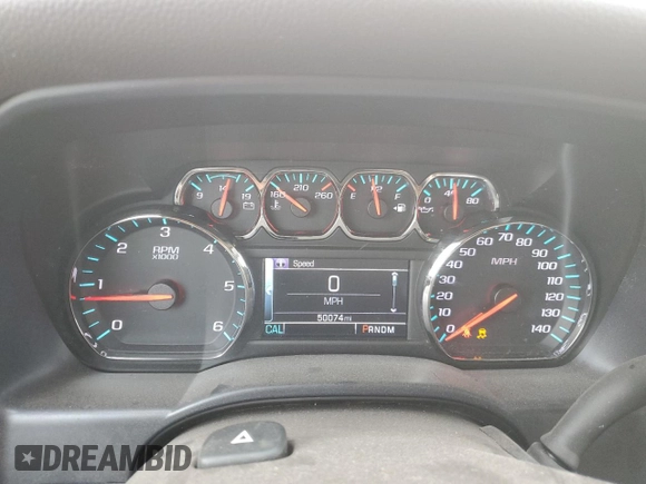 2015 Chevrolet Silverado 1500 LT with VIN 1GCVKREC8FZ165029, listed as a Copart auction lot 44789425 with 50,074 mi miles and Salvage Title. Bid and sale history available at carsss.com. Image 9.