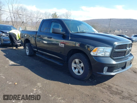 2018 Ram 1500 Express with VIN 1C6RR7FG1JS327742, listed as a IAAI auction lot 41639672 with 125,896 mi miles. Bid and sale history available at carsss.com. Image 1.