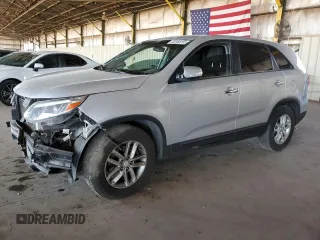 2015 Kia Sorento LX with VIN 5XYKT3A63FG618775, listed as a Copart auction lot 53165155 with 153,070 mi miles and Salvage Title. Bid and sale history available at carsss.com. Image 1.