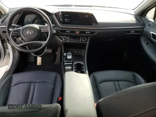 2022 Hyundai Sonata Hybrid Limited with VIN KMHL54JJ4NA038258, listed as a Copart auction lot 39828513 with 28,261 mi miles. Bid and sale history available at carsss.com. Image 8.