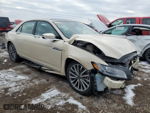 2018 Lincoln Continental Select with VIN 1LN6L9SK3J5601245, listed as a Copart auction lot 86254674 with 0 mi miles and Salvage Title. Bid and sale history available at carsss.com. Image 4.