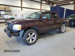 2005 Dodge Dakota SLT with VIN 1D7HW48N45S248231, listed as a Copart auction lot 47988475 with 146,366 mi miles and Salvage Title. Bid and sale history available at carsss.com. Image 1.