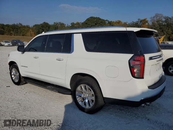 2022 Chevrolet Suburban Premier with VIN 1GNSCFKD2NR180661, listed as a Copart auction lot 74840484 with 55,972 mi miles and Salvage title. Bid and sale history available at DreamBid. Image 2.