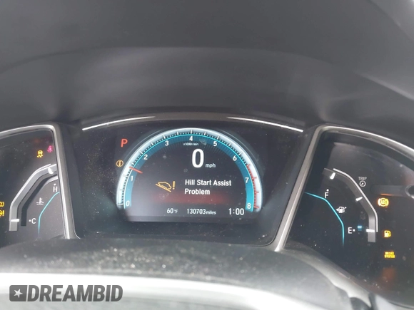 2016 Honda Civic Sedan EX-L with VIN 19XFC1F72GE217515, listed as a IAAI auction lot 41893795 with 130,703 mi miles. Bid and sale history available at carsss.com. Image 7.
