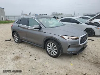 2019 Infiniti QX50 LUXE with VIN 3PCAJ5M36KF108856, listed as a Copart auction lot 50339835 with 115,868 mi miles and Salvage Title. Bid and sale history available at carsss.com. Image 4.