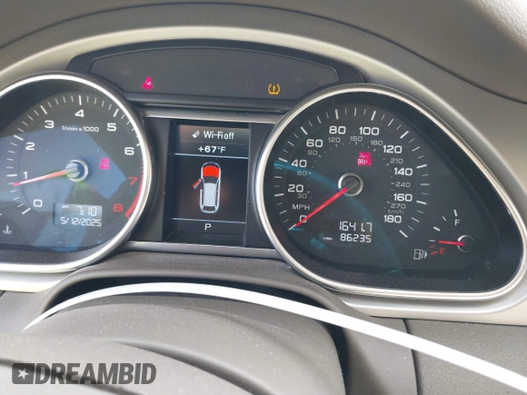 2015 Audi Q7 S line Prestige с VIN WA1DGAFE9FD026968, выставлен на аукционе IAAI как лот 42235342 с пробегом 86 235 миль миль и . История ставок и продаж доступна на DreamBid. Изображение 7.