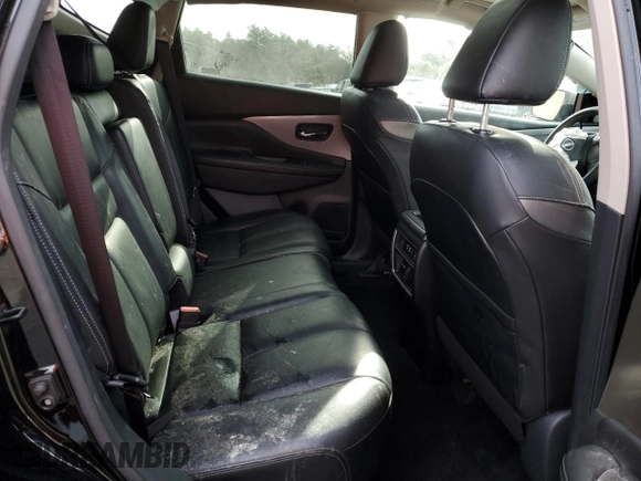 2023 Nissan Murano SL with VIN 5N1AZ2CJ4PC124965, listed as a Copart auction lot 46850145 with 51,672 mi miles and Non Repairable. Bid and sale history available at DreamBid. Image 11.