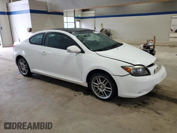 2007 Scion tC Spec with VIN JTKDE177770217883, listed as a Copart auction lot 50076665 with 211,705 mi miles and Salvage Title. Bid and sale history available at carsss.com. Image 4.