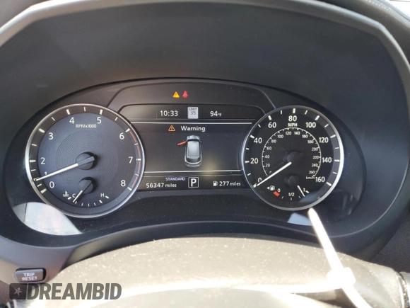 2021 Infiniti QX50 Essential with VIN 3PCAJ5CB3MF119468, listed as a Copart auction lot 61561645 with 56,347 mi miles and Salvage title. Bid and sale history available at DreamBid. Image 9.