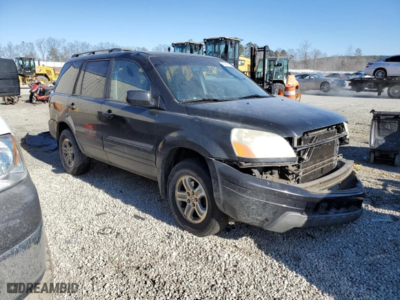 2003 Honda Pilot EX with VIN 2HKYF18763H591810, listed as a Copart auction lot 42040115 with 407,936 mi miles and Salvage Title. Bid and sale history available at carsss.com. Image 4.
