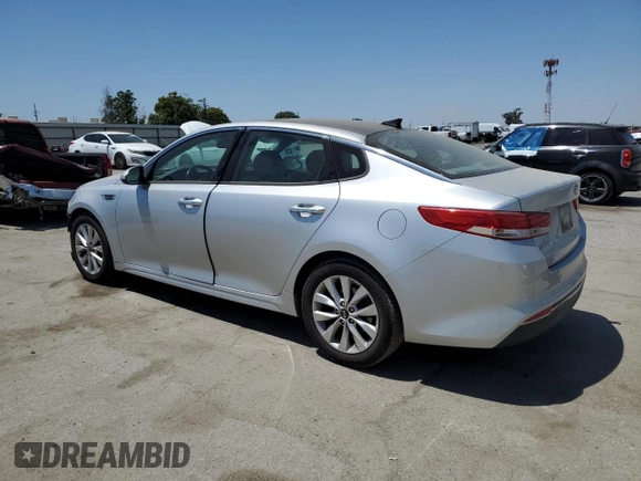 2016 Kia Optima EX with VIN 5XXGU4L36GG007947, listed as a Copart auction lot 58442435 with 81,559 mi miles and Salvage title. Bid and sale history available at DreamBid. Image 2.