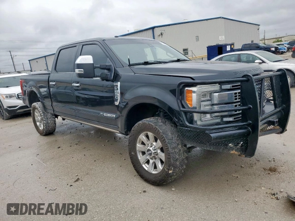2017 Ford Super Duty F-250 SRW Lariat with VIN 1FT7W2BTXHED40884, listed as a Copart auction lot 51273165 with 159,899 mi miles and Salvage Title. Bid and sale history available at carsss.com. Image 4.