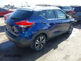 2019 Nissan Kicks S with VIN 3N1CP5CU9KL507167, listed as a IAAI auction lot 41411942 with 59,476 mi miles and . Bid and sale history available at DreamBid. Image 4.