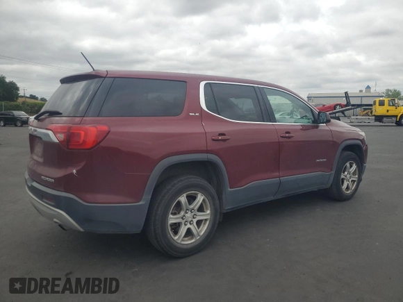 2017 GMC Acadia SLE z VIN 1GKKNKLA3HZ161948, wystawiony jako Copart lot #54474535 z przebiegiem 129 996 mil mil oraz Szkoda całkowita • Salvage title. Historia ofert i sprzedaży dostępna na DreamBid. Obrazek 3.