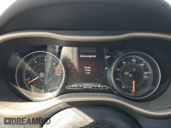 2016 Jeep Cherokee High Altitude with VIN 1C4PJLDB3GW323927, listed as a Copart auction lot 46616145 with 105,974 mi miles and Salvage Title. Bid and sale history available at carsss.com. Image 9.