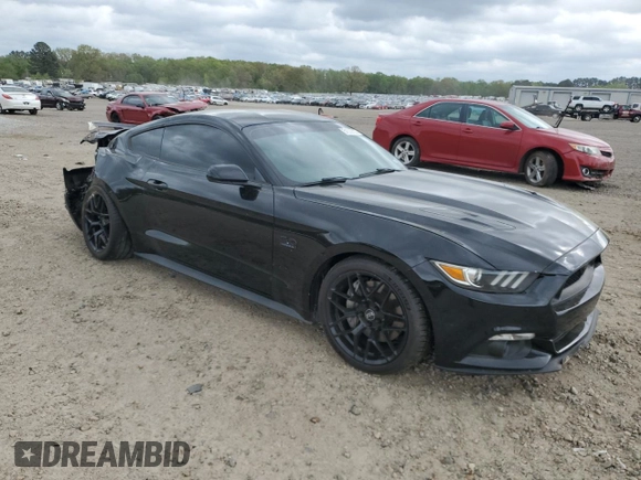 2015 Ford Mustang GT with VIN 1FA6P8CFXF5431256, listed as a Copart auction lot 51530635 with 120,642 mi miles and Clean Title. Bid and sale history available at DreamBid. Image 4.