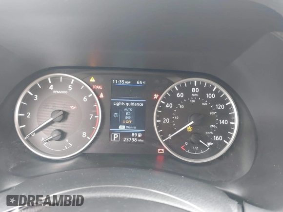 2024 Nissan Sentra S with VIN 3N1AB8BV2RY322960, listed as a IAAI auction lot 42201681 with 23,738 mi miles and . Bid and sale history available at DreamBid. Image 7.