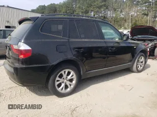 2010 BMW X3 xDrive30i with VIN WBXPC9C44AWJ32723, listed as a Copart auction lot 53875935 with 128,080 mi miles and Clean Title. Bid and sale history available at carsss.com. Image 3.