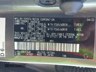 2022 Lexus GX 460 Premium с VIN JTJAM7BX8N5328897, выставлен на аукционе IAAI как лот 42058548 с пробегом 32 143 миль миль и . История ставок и продаж доступна на DreamBid. Изображение 9.