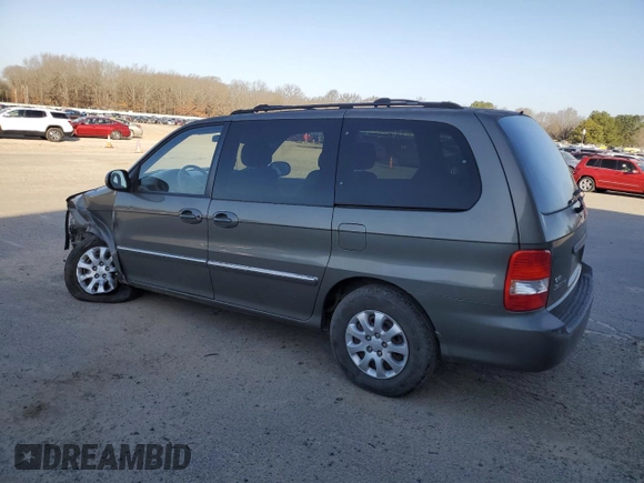 2005 Kia Sedona LX with VIN KNDUP132256734210, listed as a Copart auction lot 48902665 with 63,231 mi miles and Salvage Title. Bid and sale history available at carsss.com. Image 2.