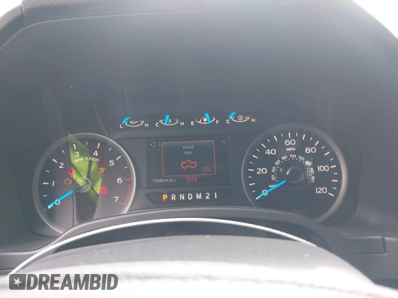 2017 Ford F-150 XL with VIN 1FTEW1EF3HFC74969, listed as a IAAI auction lot 42342096 with 105,624 mi miles and . Bid and sale history available at DreamBid. Image 7.