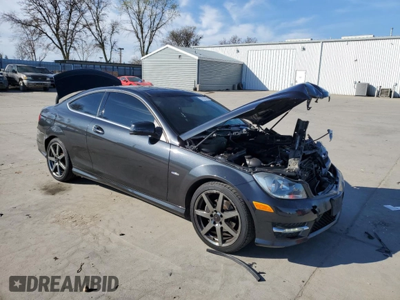 2012 Mercedes-Benz C 250 with VIN WDDGJ4HBXCF850685, listed as a Copart auction lot 47452765 with 136,236 mi miles and Salvage title. Bid and sale history available at DreamBid. Image 4.