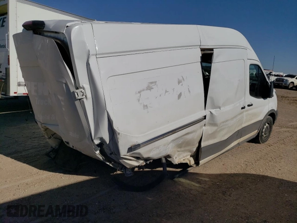 2023 Ford Transit Cargo z VIN 1FTBR1X81PKA66166, wystawiony jako Copart lot #46865065 z przebiegiem 108 487 mil mil oraz Szkoda całkowita • Salvage title. Historia ofert i sprzedaży dostępna na DreamBid. Obrazek 3.