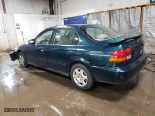 1998 Honda Civic EX with VIN 1HGEJ8649WL012457, listed as a Copart auction lot 76780314 with 150,709 mi miles and Salvage Title. Bid and sale history available at carsss.com. Image 2.
