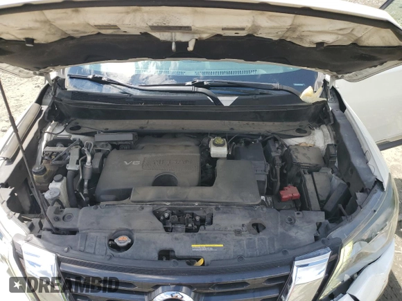 2018 Nissan Pathfinder SV with VIN 5N1DR2MM6JC646848, listed as a Copart auction lot 57461455 with 107,947 mi miles and Salvage title. Bid and sale history available at DreamBid. Image 12.