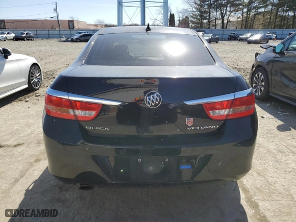 2012 Buick Verano Leather Group with VIN 1G4PS5SKXC4198812, listed as a Copart auction lot 48069925 with 0 mi miles and Salvage Title. Bid and sale history available at carsss.com. Image 6.