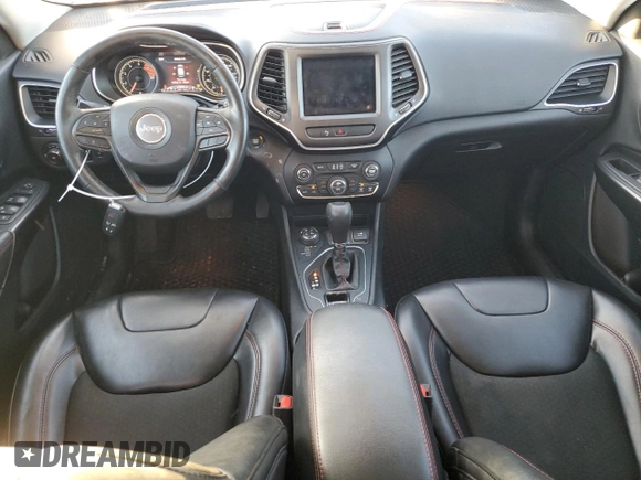 2019 Jeep Cherokee Trailhawk Elite with VIN 1C4PJMBN7KD281186, listed as a Copart auction lot 88060405 with 110,268 mi miles and Clean title. Bid and sale history available at DreamBid. Image 8.