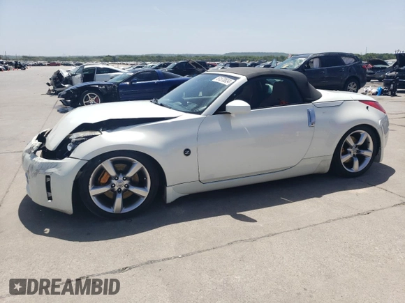 2007 Nissan 350Z Touring with VIN JN1BZ36A57M650920, listed as a Copart auction lot 61570834 with Not Provided miles and Salvage Title. Bid and sale history available at DreamBid. Image 1.